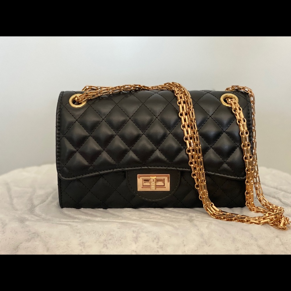 Brand new black crossbody purse